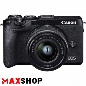 Canon EOS M6 Mark II Mirrorless Camera with 15-45mm IS STM Lens